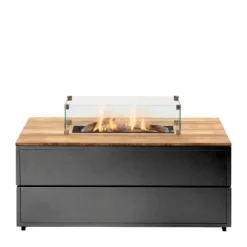 COSIPURE 120x80x48 Antracite /teak Top -Goedkope Leef Tuin Winkel cosi fires cosipure 120 black frame teak top 1000x1000 620e4259ac817 l